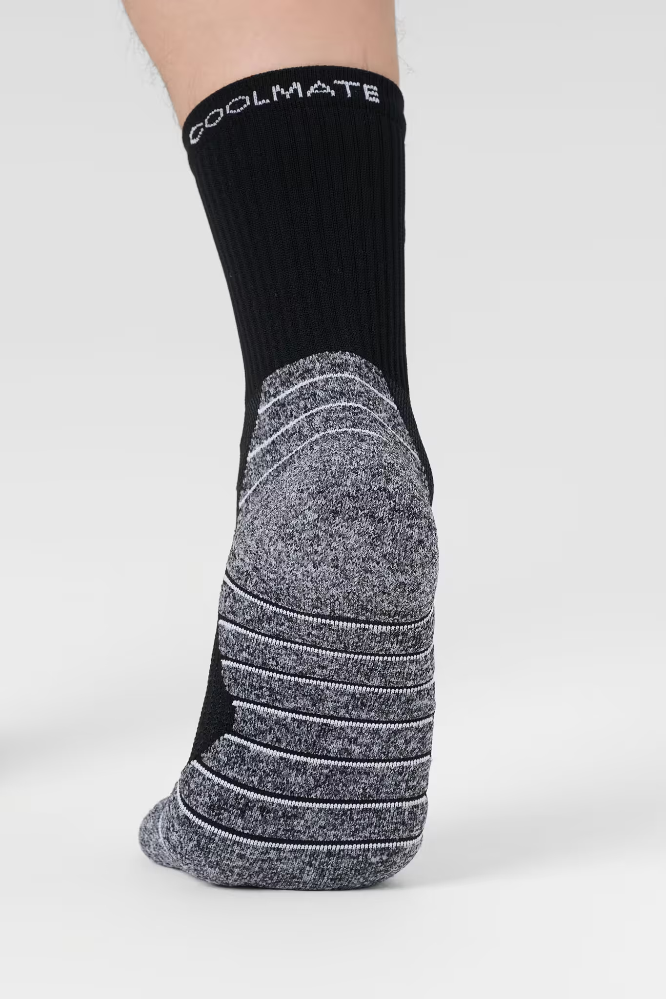 Tất Pickleball Nam Cổ Trung Court Black