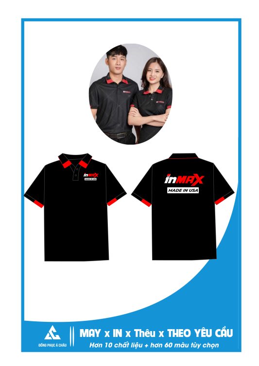 Áo Đồng Phục Polo Màu Đen