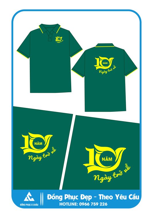 Áo Kỷ Niệm 10 Năm Ra Trường Ấn Tượng