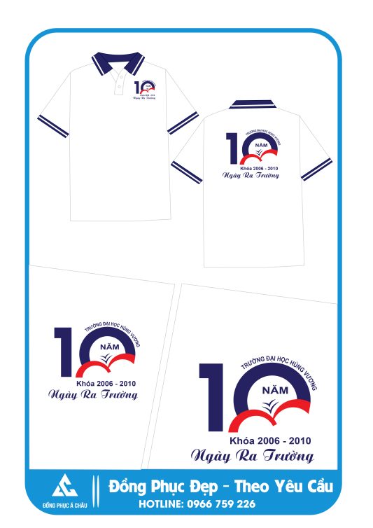 Áo Đồng Phục Kỷ Niệm 10 Năm Ra Trường Đẹp