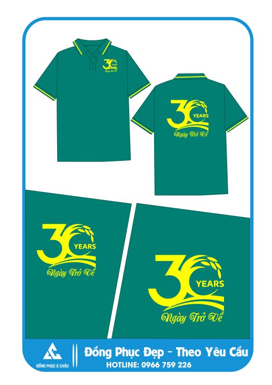 Đồng Phục Họp Lớp 30 Năm - Áo Kỷ Niệm 30 Năm Ra Trường