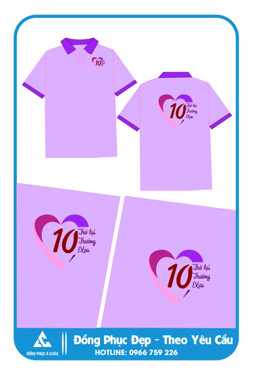 Đồng Phục Họp Lớp Đẹp 10 Năm