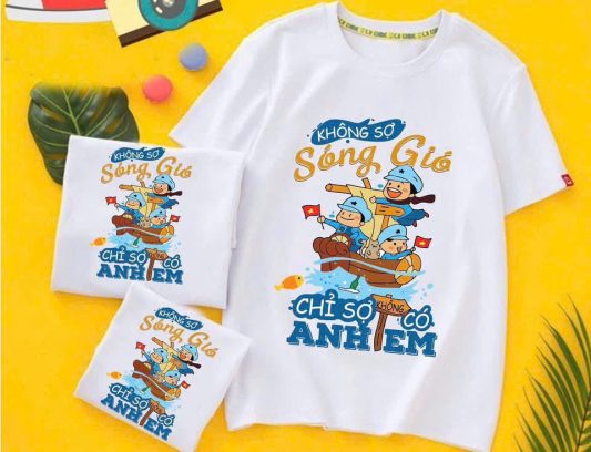 Đồng Phục Nhóm Đi Chơi - Không Sợ Sóng Gió Chỉ Sợ Không Có Anh Em