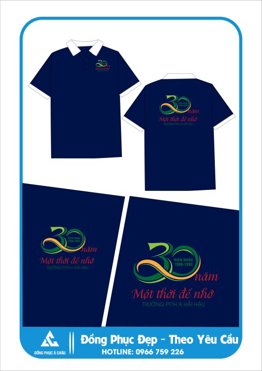 Mẫu Đồng Phục Họp Lớp 30 Năm - Giá Rẻ - Chất Lượng